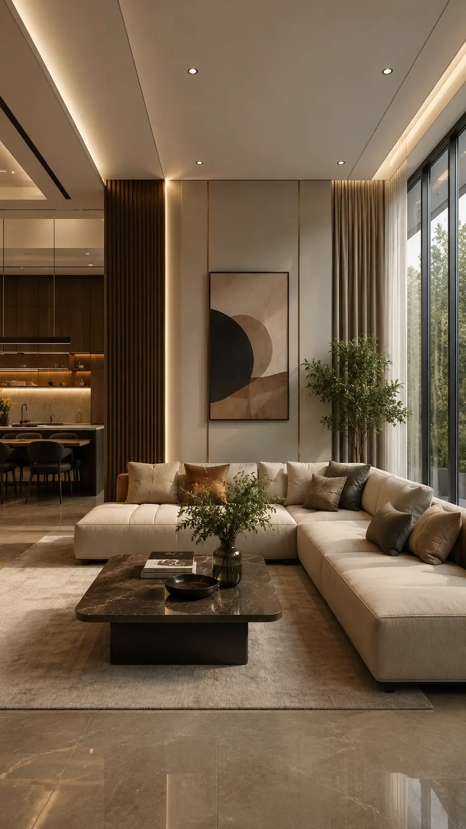 Luxury Living Room Interior Gurugram